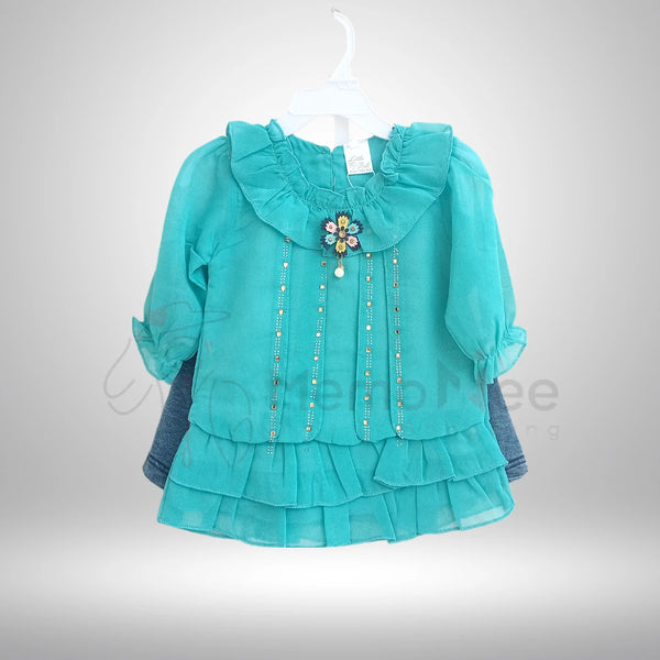 Girls Turkish Style Skirt Blouse Premium Collection