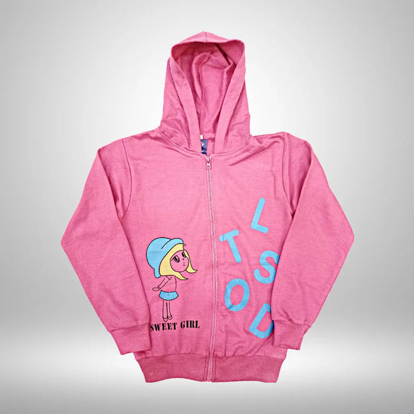 Atheletic Girls Hoodies Rough n Tough Fabric Super Soft and Comfortable
