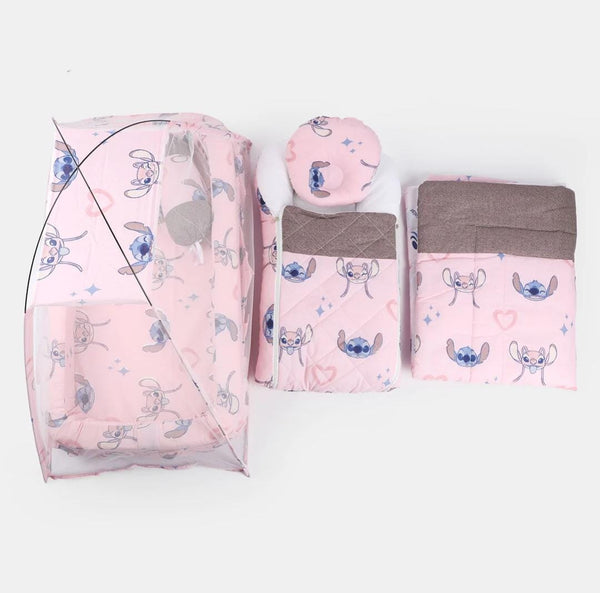 Baby Crib and Carry nest Set with mosquito net and neck pillow